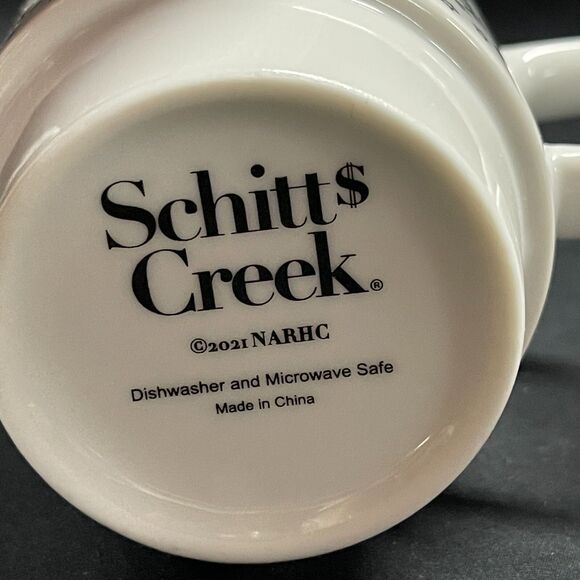 Schitts Creek Mug Collection Set of 4 Johnny Moira David Alexis w/Stand - Picture 3 of 4